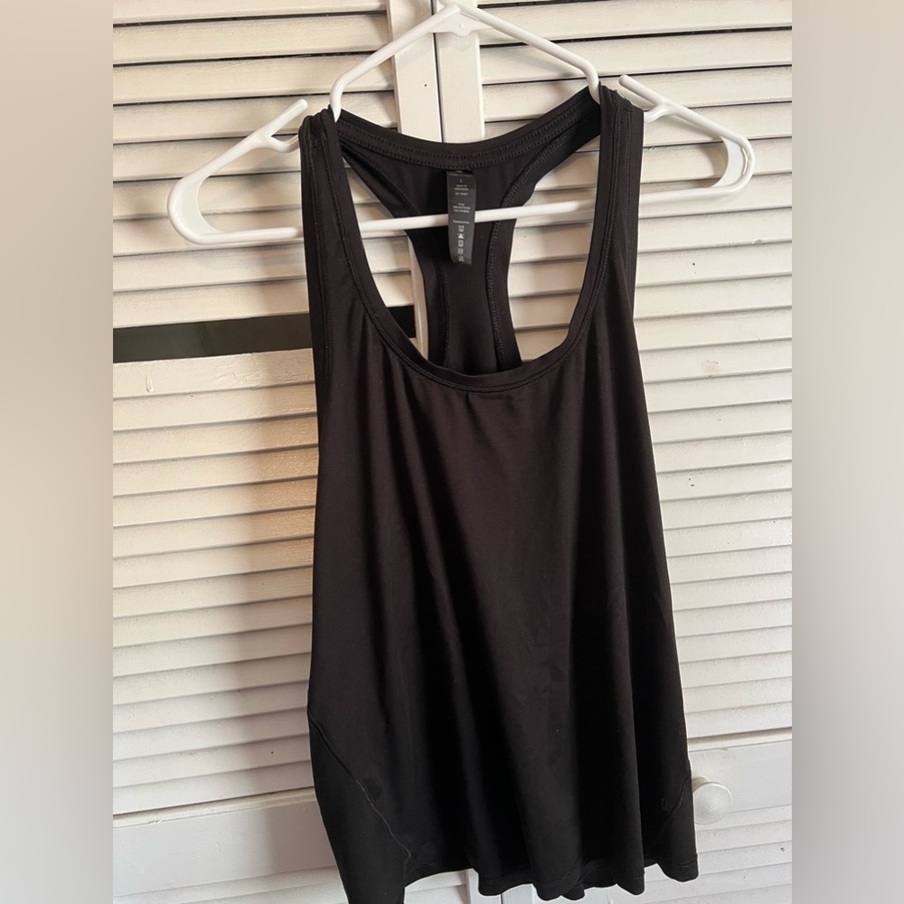 Yogalicious black racerback tank
